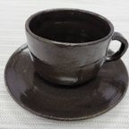 作品黒のコーヒーカップ