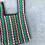 作品crochet bag ( green ) クロシェバッグ