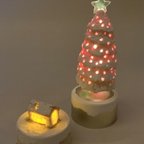 作品クリスマスセット🌟光る!クリスマスツリー　小さな家