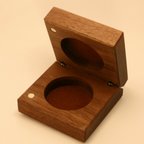 作品木製　アクセサリーボックス　ジュエリーケース　指輪入れ