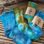 作品SHAREMYWORLD ARTSHOP tiedye socks シェアマイワールド アートショップ タイダイ ソックス 靴下