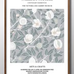 作品1-9440■ポスター　A3サイズ　『ウィリアム・モリス』　アート　イラスト　北欧　デザイン　上級マット紙　　