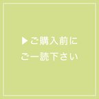 作品▶︎ご購入前にご一読下さい！