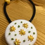 作品刺繍ヘアゴム