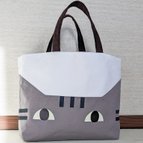 作品トラねこトートバッグ★ブルータビー