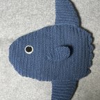 作品【DL編み図】かぎ針編み海洋生物マンボウかわいい編みぐるみ 【Digital】Crochet Sea Creatures Sunfish (mola mola) Amigurumi pattern