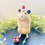 作品キンクマハムスター人形　クリスマスお正月バージョン