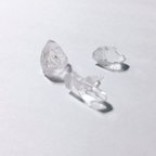 作品【鉱物】水晶ピアス
