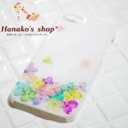 作品【大人気*追加再販】名入れ無料♡押し花 iPhone5/5s/5c/4/4s ケース【1/ホワイト】