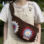 作品【no.230801】crochet shoulder porch