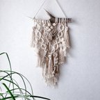 作品macrame tapestry 鹿角