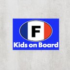 作品Fフランス＊ビークルID【Kids on Board】マグネット仕様