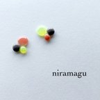 作品tricolore resin pierce