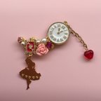 作品【アウトレットB】アリスと懐中時計のイヤーカフ