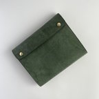 作品革のほぼ日手帳のカバー　A5サイズ　DARK GREEN