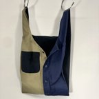 作品【古着リメイク】エコバッグ　ecobag ecoバック 一点物リメイク