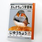 作品文庫型メモ帳　きんかちょう学習帳（じゆうちょう）