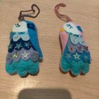 作品アマビエおまもり バックチャーム Amabie Omamori  Bag charm.