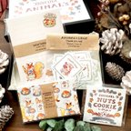 作品Animal's shop -Christmas Coffret-｜クリスマスコフレ【動物のお店屋さん紙雑貨セット】
