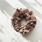 作品＊Bark wreath＊　ガジュマルの根と樹の皮