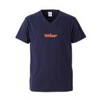 作品Vネック Tシャツ ネイビー 4.7oz（iNDOOR）