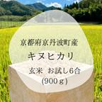 作品京都府京丹波町産 キヌヒカリ100% 令和5年度産 玄米900g(6合)