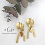 作品ゴールドピアス / シンプルピアス