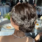 作品2個_パールビーズのヘアアクセサリー