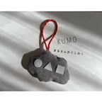 作品KUMO   キーホルダー　ネームタグ  雲　○△□