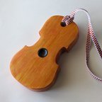 作品チェロ・エンドピン響板（チェロ型）／木材床用／2403／（Endpin Stopper Wooden Anchor Rest for Cello Anti Slip／Cypress）