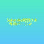 作品sakurako2023さま専用ページです🎶