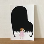 作品【送料込み】Piano  Girl
