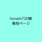作品honami720様専用ご注文ページ(生地持ち込み)