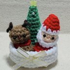作品ミニミニクリスマス☆サンタさんとトナカイさん
