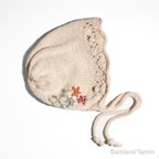 作品【 flower stitch bonnet 】