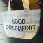 作品「良い違和感」GOOD DISCOMFORT のステンシルミニトート✨