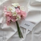 作品fluttering bouquet／ ブーケ　ギフト　インテリア造花　結婚祝い　誕生日プレゼント　引っ越し祝い　出産祝い