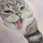 作品ペットの似顔絵オーダー　猫