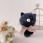 作品* sold *  ねこのあみぐるみ（ブラック）