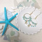 作品Starfish earrings