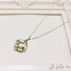 作品ハンドメイド♥︎ココネックレス ホワイト