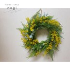 作品mimosa wreath