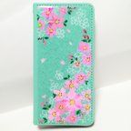 作品＊オーダー品№1＊　春爛漫　桜のスマホケース