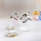作品クリア　天使のプレゼント『天使ストームグラス』『香水瓶ストームグラス』ミニチュア香水瓶　パフュームボトル　ミニ香水瓶
