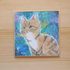 作品No.17豆色紙の宇宙猫