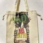 作品クシュッとトートバッグ【Mad Hatter】