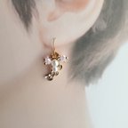 作品送料込み🌸パールビジューピアス