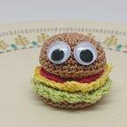 作品あみぐるみのハンバーガー モンスター🍔