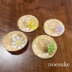 作品麦わら帽子☆プラスチックバレッタ