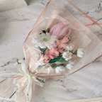 作品造花　モールフラワー　ブーケ　花束　アートフラワー　プレゼント　記念日　母の日　インテリア